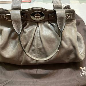 Coach garnet turnlock satchel with dust bag *great condition